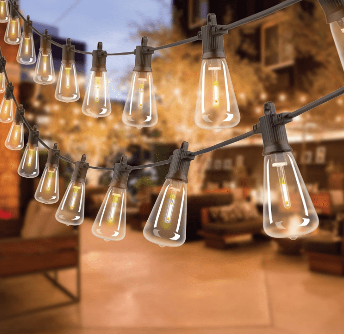 4W, 15m, 15 pc, outdoor high pressure lamp, ST38 old Edison bulb, waterproof connected to dimming outdoor chandelier for backyard bistro porch garden. 4W, 15m, 15 pc, outdoor high pressure lamp, ST38 old Edison bulb, waterproof connected to dimming outdoor chandelier for backyard bistro porch garden.